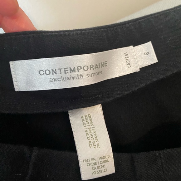 Simons Contemporaine Black Pants - Picture 2 of 5